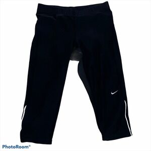 Nike Dri-Fit Athletic Cropped Workout Leggings black high waisted S